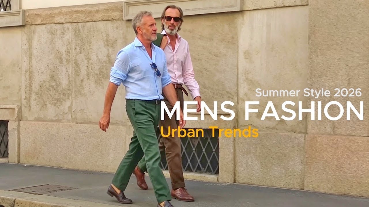 Men's SUMMER Outfits STYLE Ideas 2026 Italian Street Fashion The Hottest Fashion Trends This Season