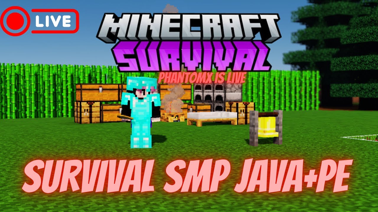 ⚡ Best Free Cracked Public SMP Minecraft 1.21 | 24/7 Online | Java + PE | Free To Join 🚀 PHANTOMX