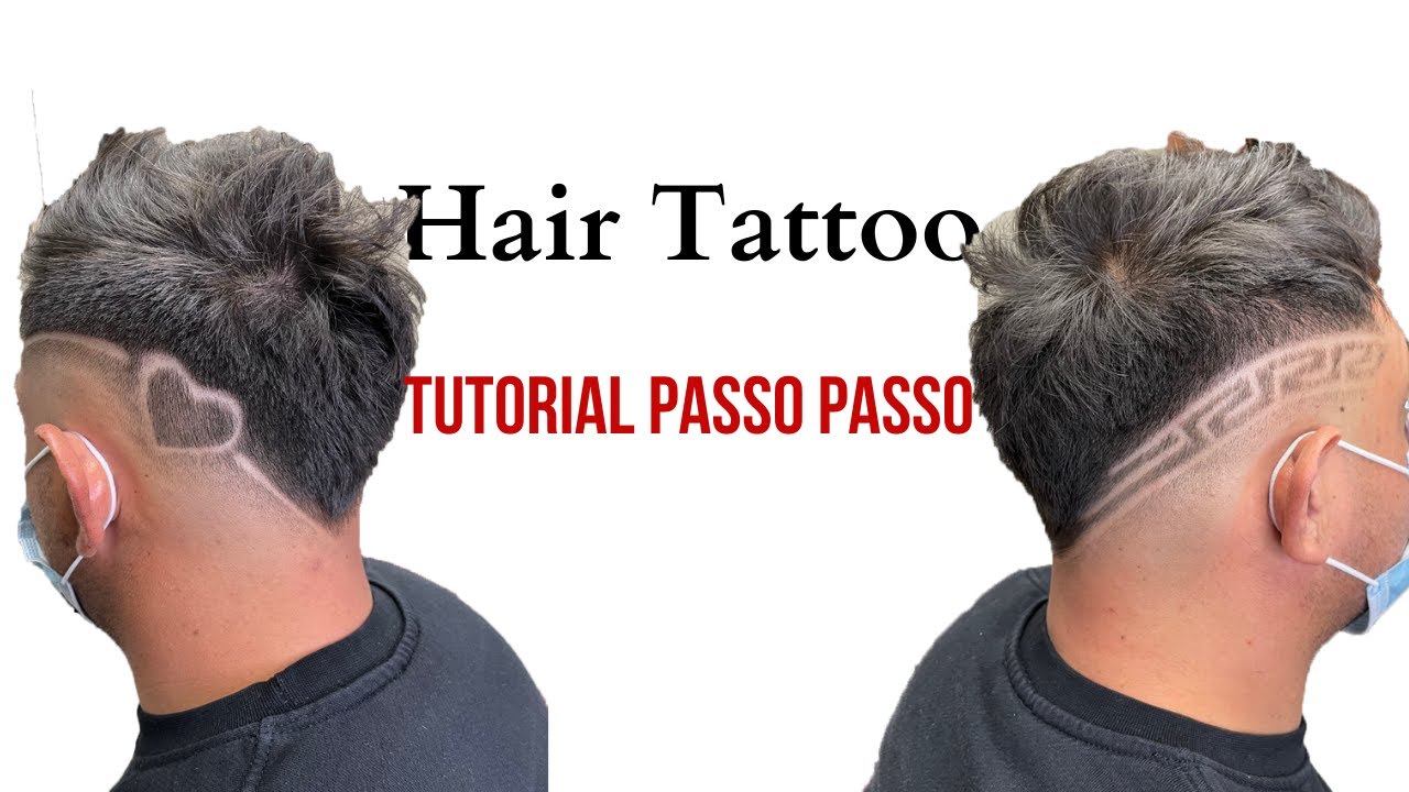 Tutorial come fare un Hair Tattoo (Hair Tattoo Versace e Hair Tattoo Cuore)