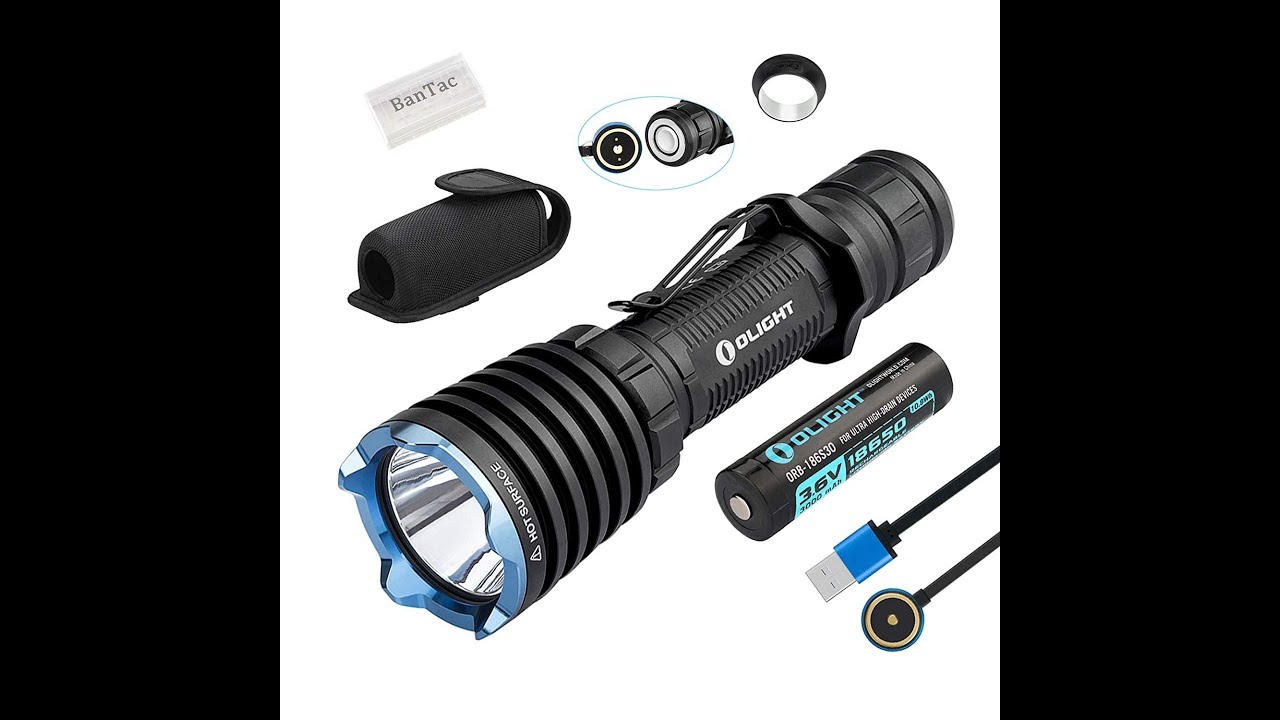 heftig hell und stabil Olight Warrior X Tactical Taschenlampe 2000 Lumen / 560 Meter Cree XHP35
