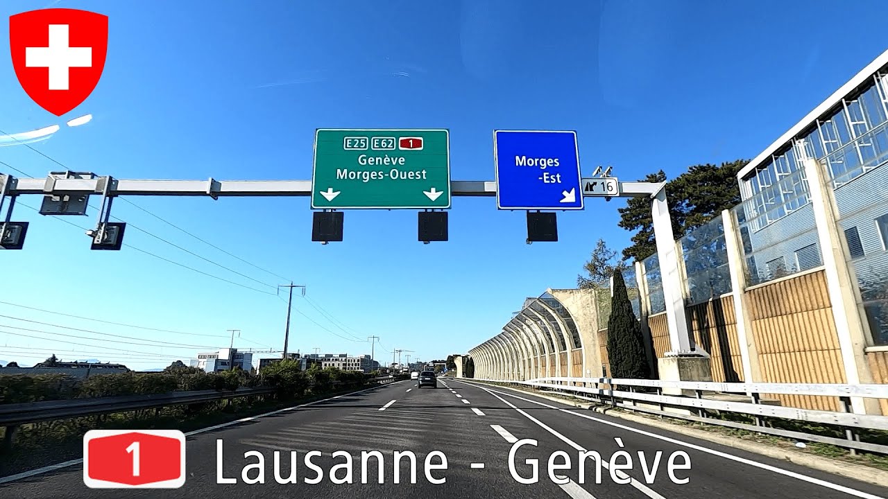 Switzerland (CH): A1 Lausanne - Genève