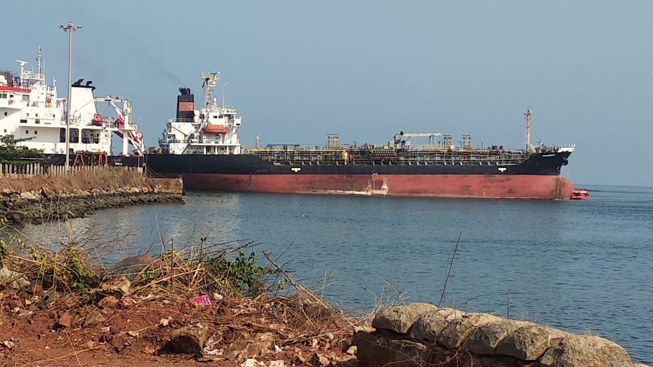 Ship Reverse Entry In Karwar Port.
