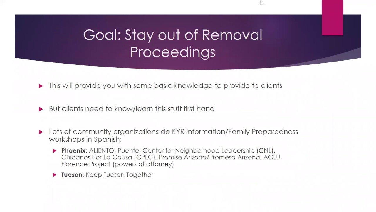 Lay Legal Webinar: Know Your Rights for Service Providers: Supporting Immigrants
