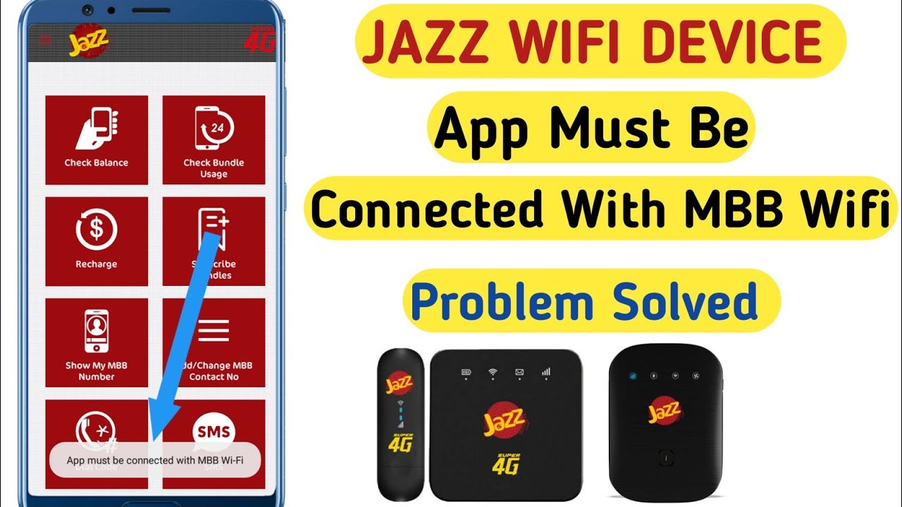 Jazz Wifi App Not Connected Problem Solved || How To Connect 4G Device with Wifi App