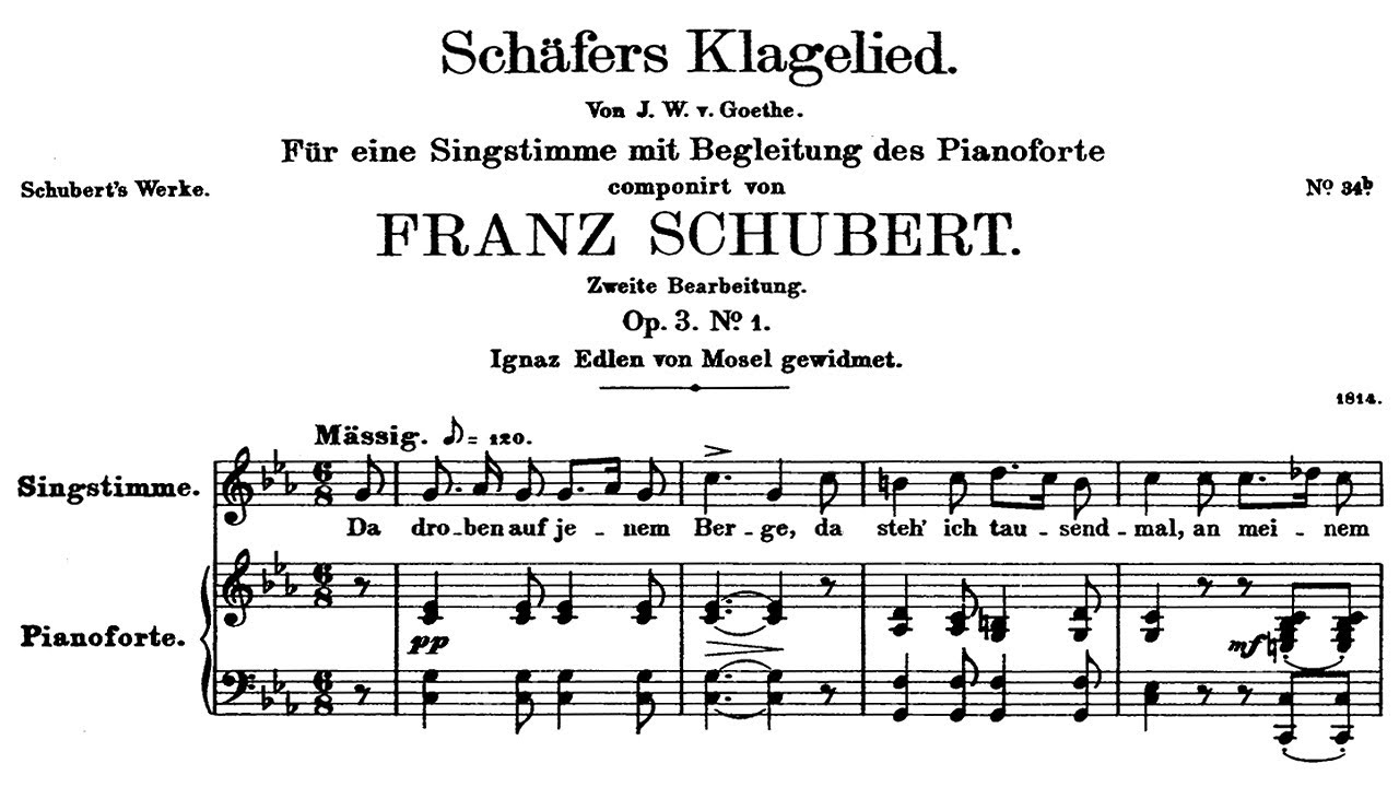 Schubert: Schäfers Klagelied, D.121 - Jan DeGaetani, Gilbert Kalish, 1975 - Nonesuch H-71320