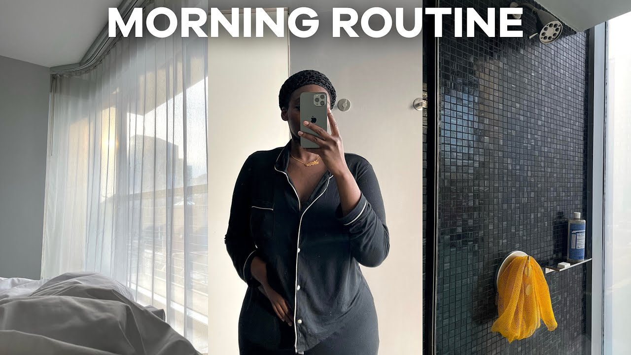 MY REALISTIC MORNING ROUTINE 2022 |BUILDING HEALTHIER PRODUCTIVE HABITS | AMINACOCOA