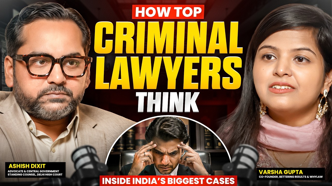 How top criminal lawyers think | Ashish Dixit, Advocate | WhyLaw