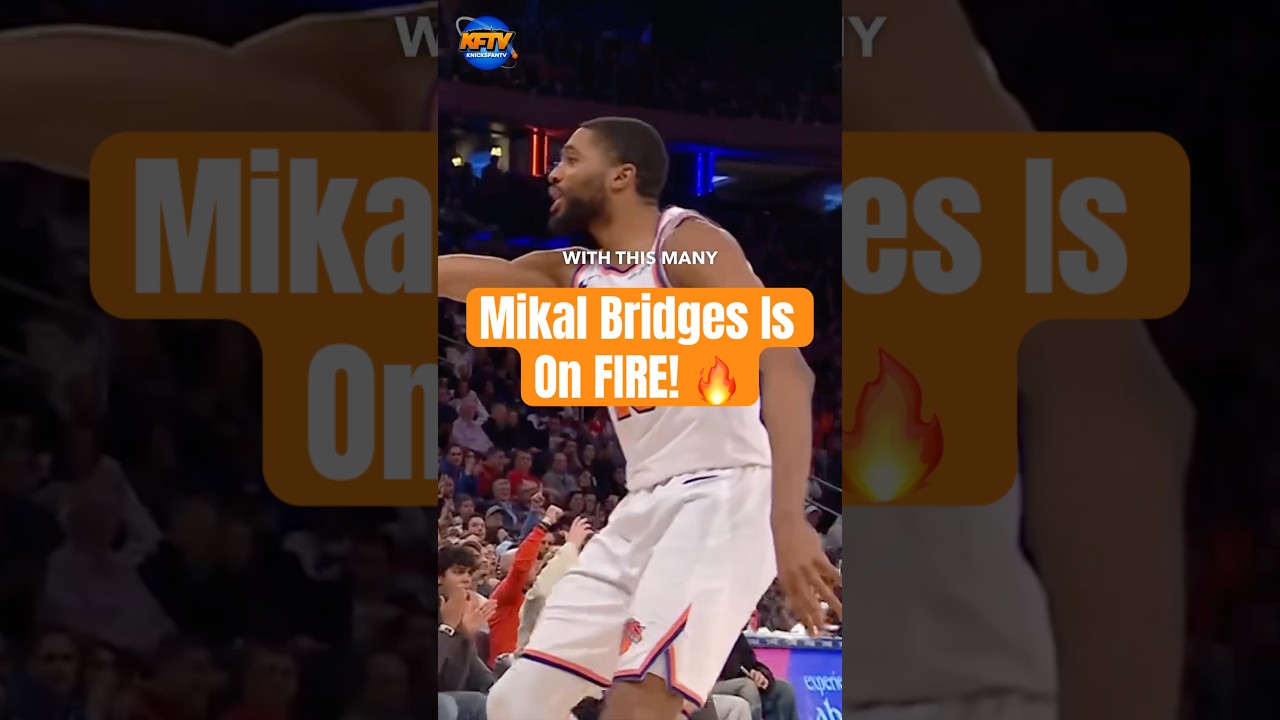 Mikal Bridges defensive game has been on another level during #knicks win streak! #shorts