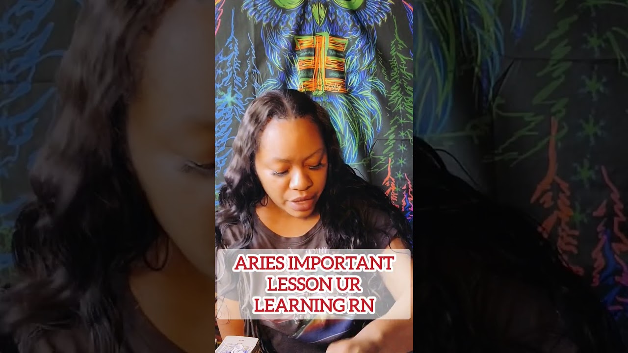 ARIES IMPORTANT LESSON UR LEARNING RN #aries #tarot