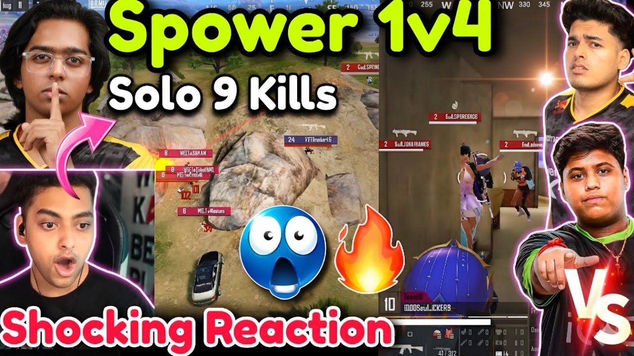 🇮🇳Aman Shocked by Spower Solo 9 Kills 🥵 Joker vs Admino 🚀Aggressive WWCD 🥶 Jonathan Nade Clutch 💣💀
