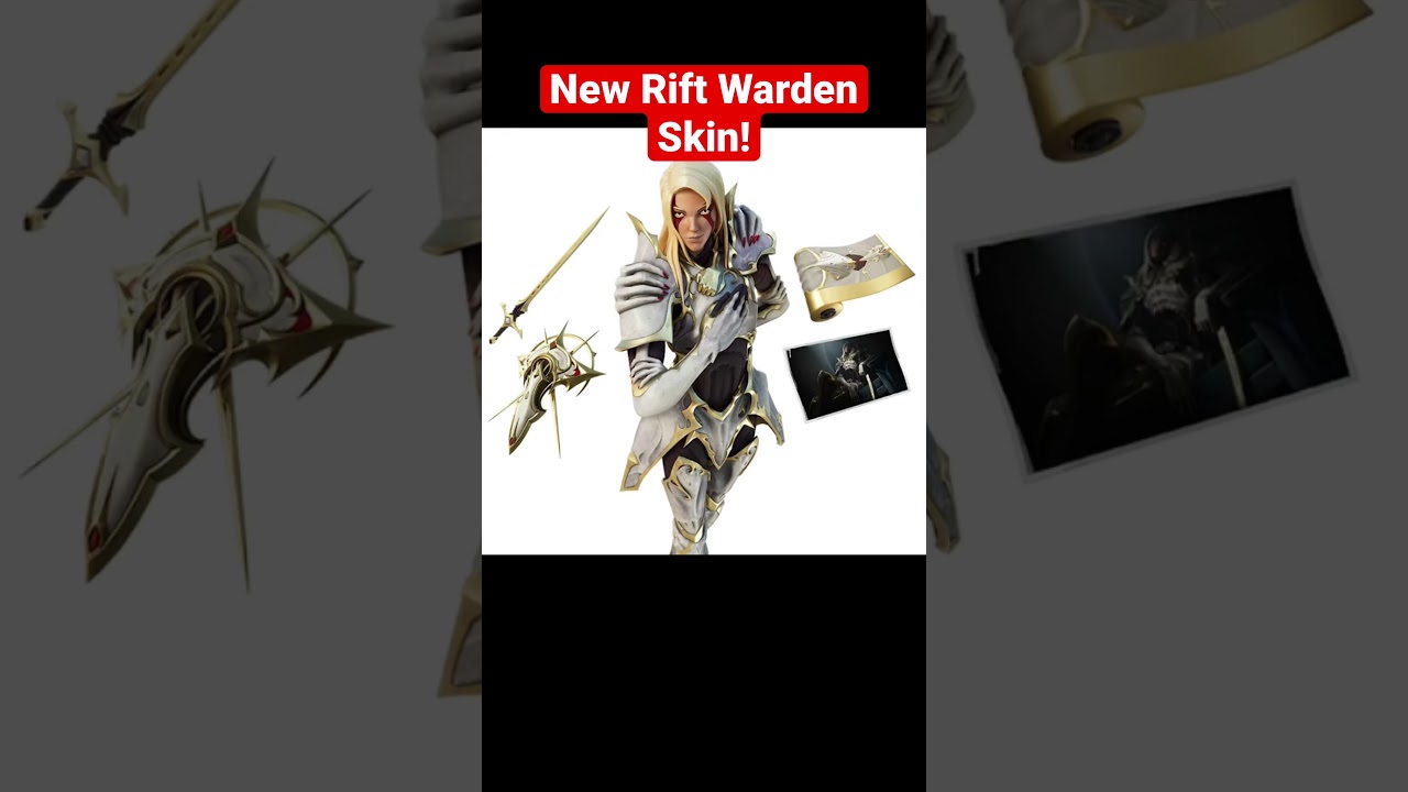 NEW Rift Warden Skin in Fortnite Chapter 4! Fortnite New Update News.