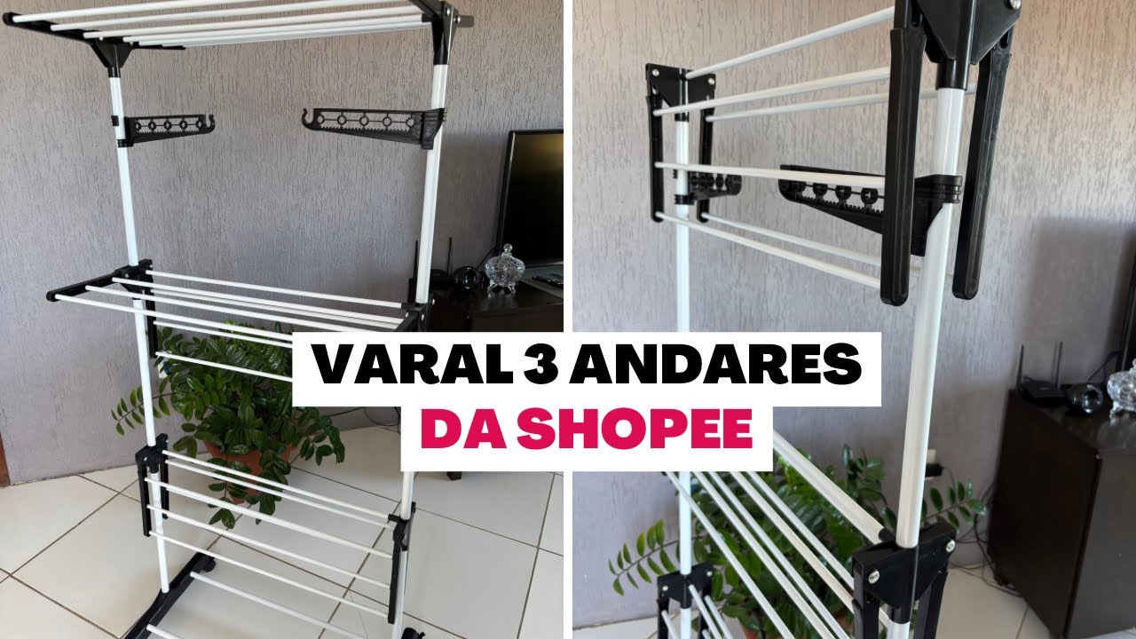 VARAL DE ANDAR  DA SHOPEE VALE A PENA ?  COMO MONTAR E UNBOXING