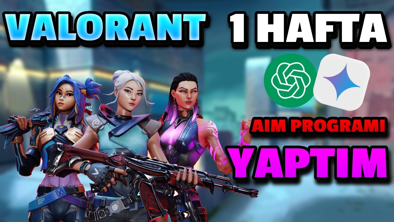 YAPAY ZEKAYA 1 HAFTALİK AİM PROGRAMI YAPTIRDIM!!(valorant)