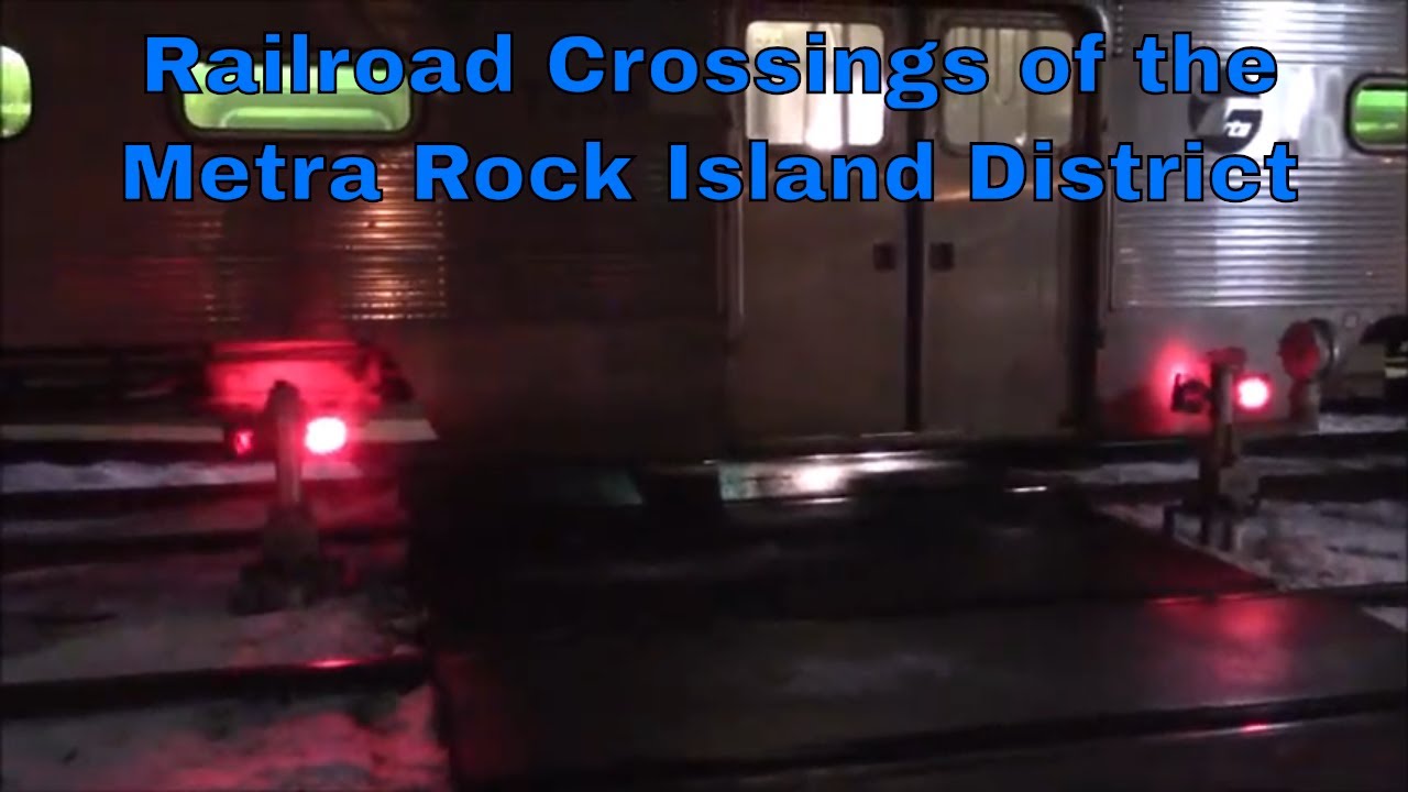 Railroad Crossings of the Metra Rock Island District