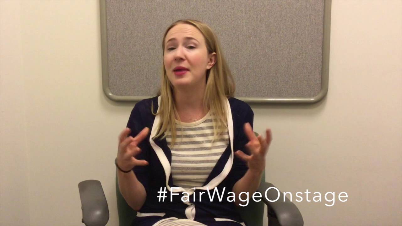 Halley Feiffer #FairWageOnstage