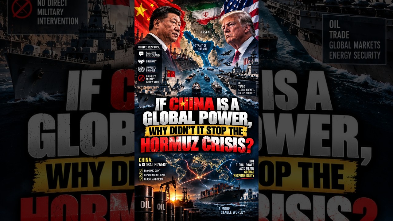 If China Is a Global Power, Why Didn&rsquo;t It Stop the Hormuz Crisis? #China #Iran #Hormuz