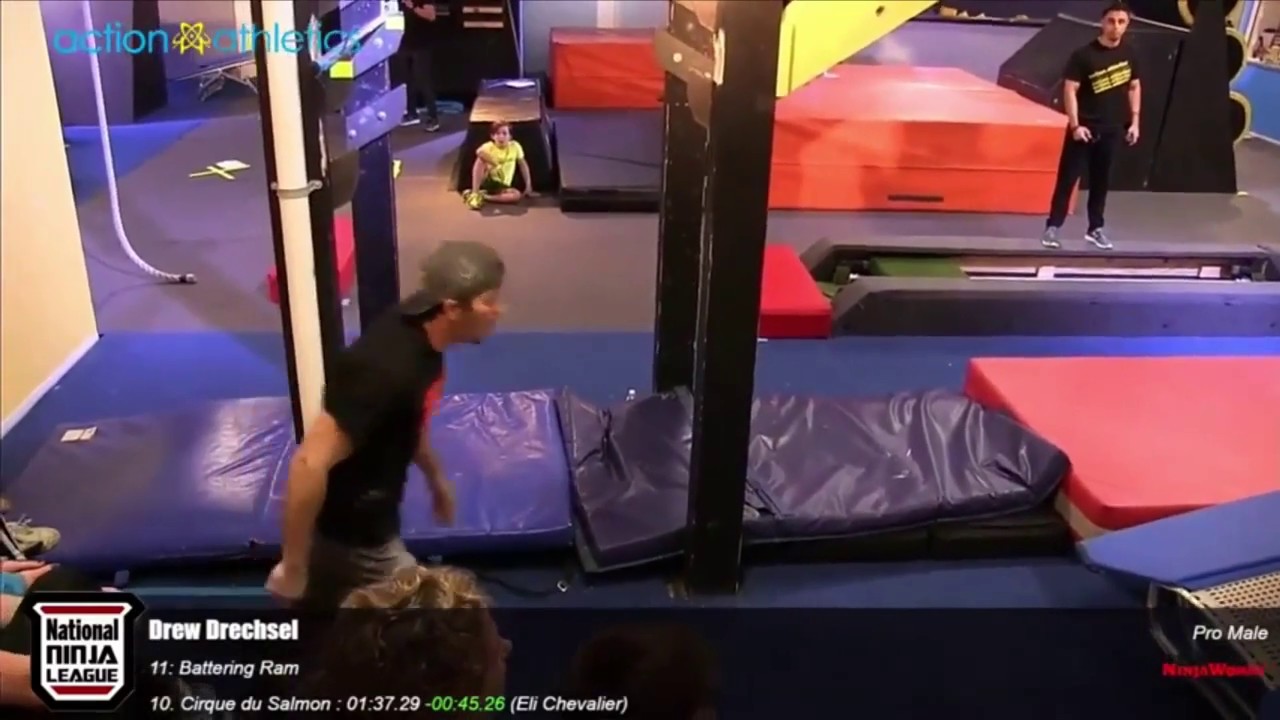 Drew Drechsel - National Ninja League Season IV - Action Athletics - Adults Competition(Winning Run)