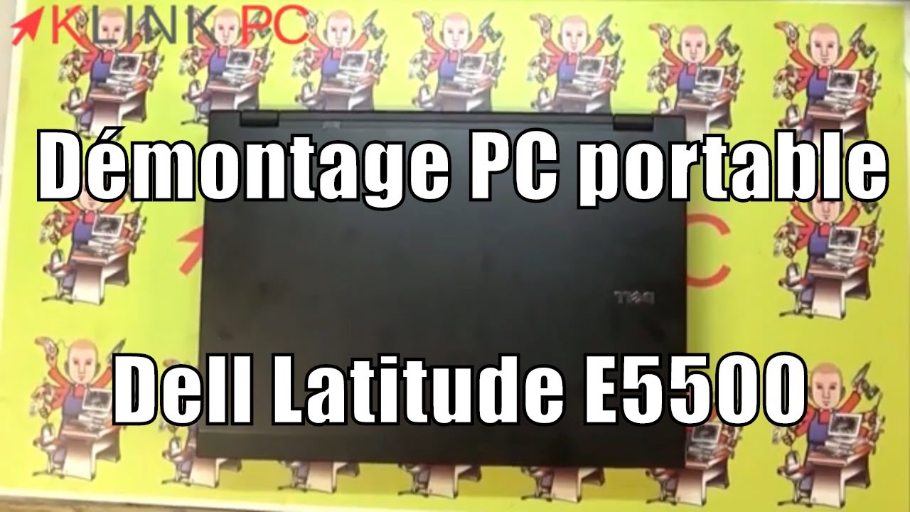 Как размонтировать ноутбук Dell Latitude E5500
