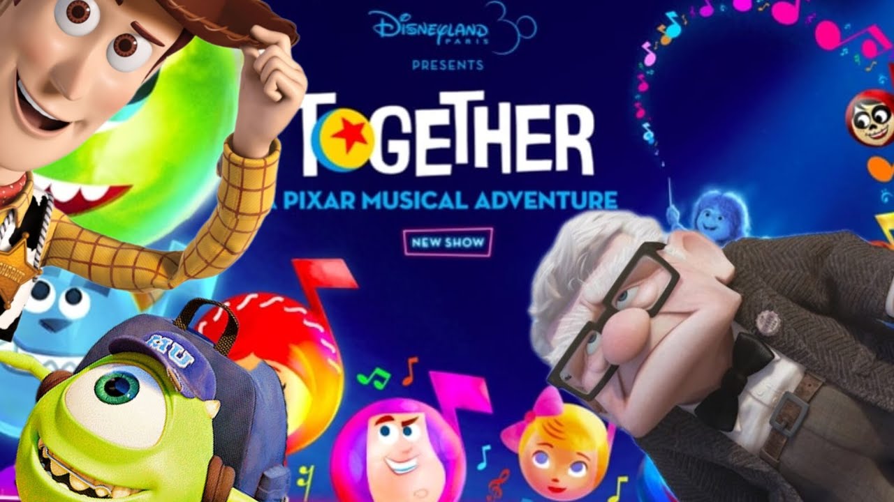 together Pixar musical aventure actualités Disneyland Paris