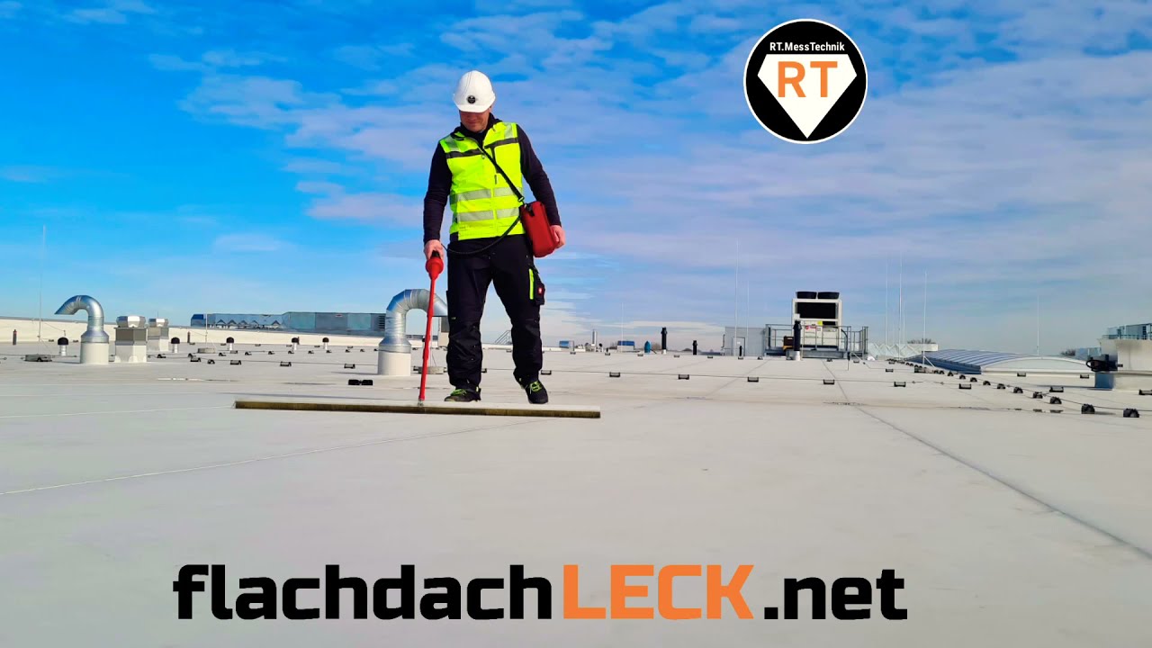 RoofScan EXTREM  Flachdach Dichtigkeitsprüfung auf Großflächen