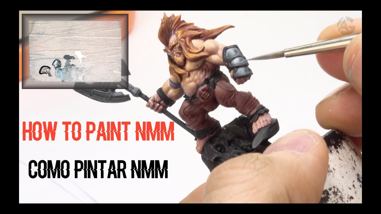 How to paint a dwarf (NMM) / Como pintar un enano (NMM) - Angel GiraldeZ