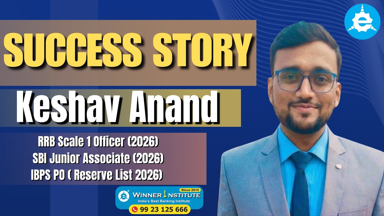 🔥RRB PO, IBPS PO & SBI Clerk Strategy Revealed🔥 Winner Institute Topper Success Story !!