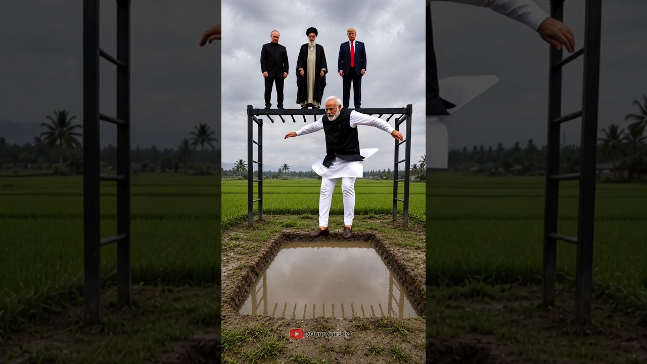 Putin and Modi Survive, What Happens to Trump in This Test? 😂 #funny #comedy