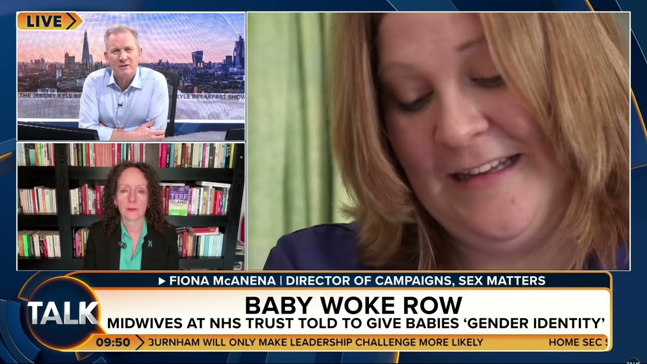 Newborn babies’ gender-identity | Fiona McAnena on Talk TV