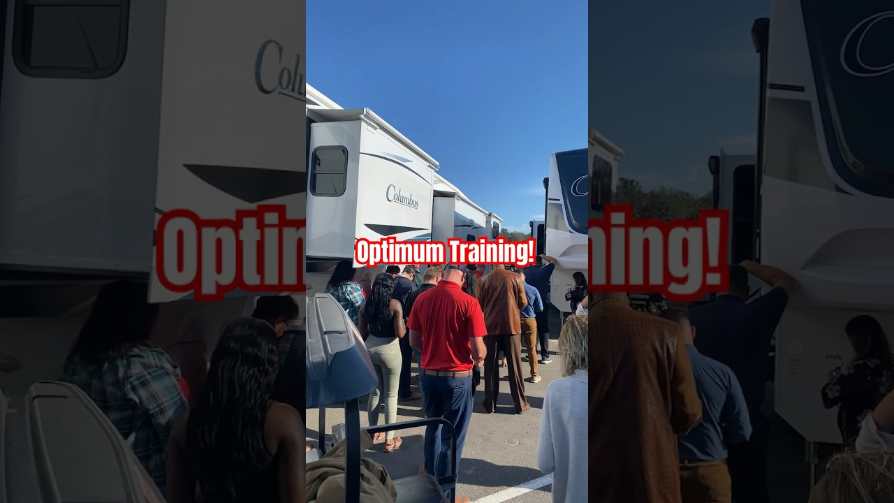 Optimum RV, Columbus and River Ranch Training… Thank you, Steve!! 😀 