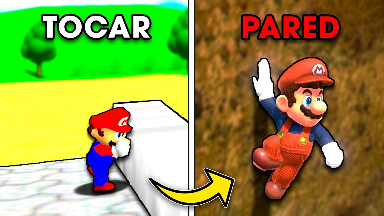 &iquest;Qu&eacute; tan R&Aacute;PIDO puedo TOCAR PARED en cada juego de MARIO?