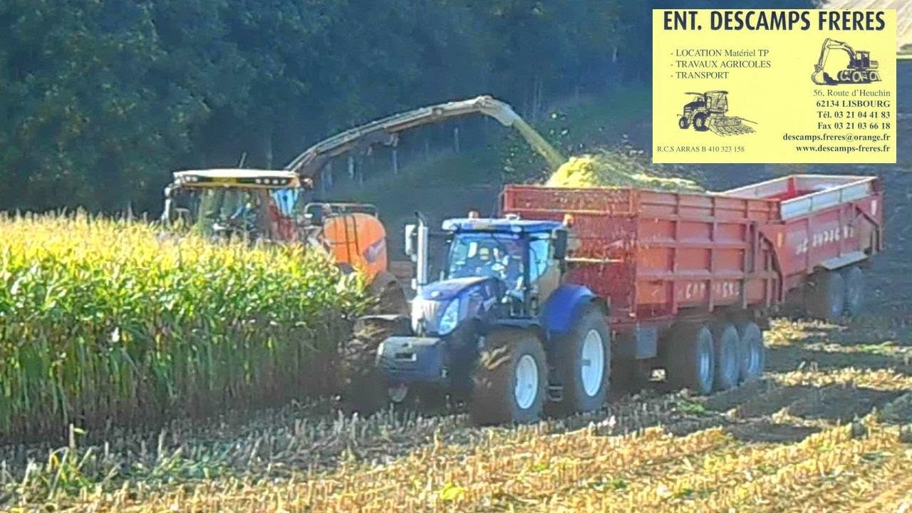ENSILAGE 100% NEW HOLLAND/ De la FR650 au T7.270 passant par le T7.165S/ DESCAMPS FRÈRES