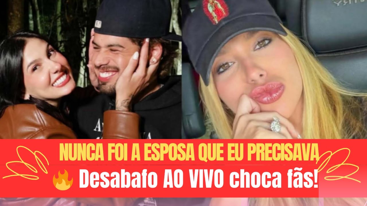 Zé Felipe quebra o silêncio em live e detona relação com Virgínia “Me calei por muito tempo”