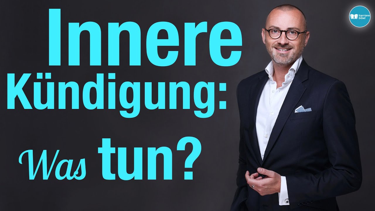 Innere Kündigung - was tun?