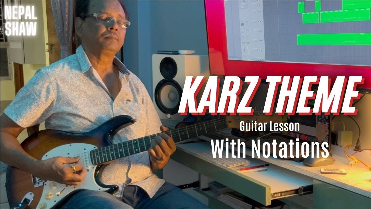 Karz (1980) Theme Music Lesson | Indian Notation | Nepal Shaw