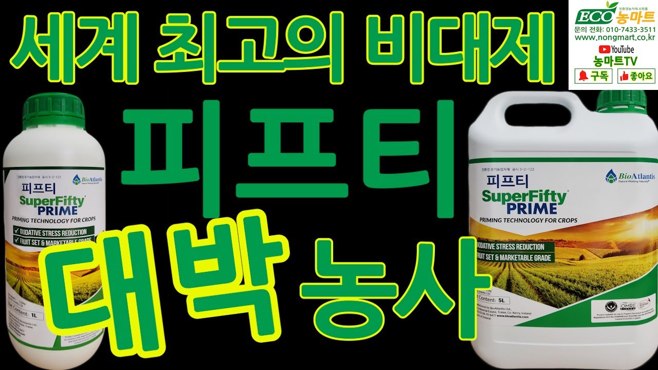 비대제  꼭 이제품으로 쓰세요 #농마트 TV#피프티#보난자슈퍼#해조추출물#꽃게아미노#미역귀#문의01074333511#비대제#아카디안#노도섬#농자재#친환경 자재230426제12기