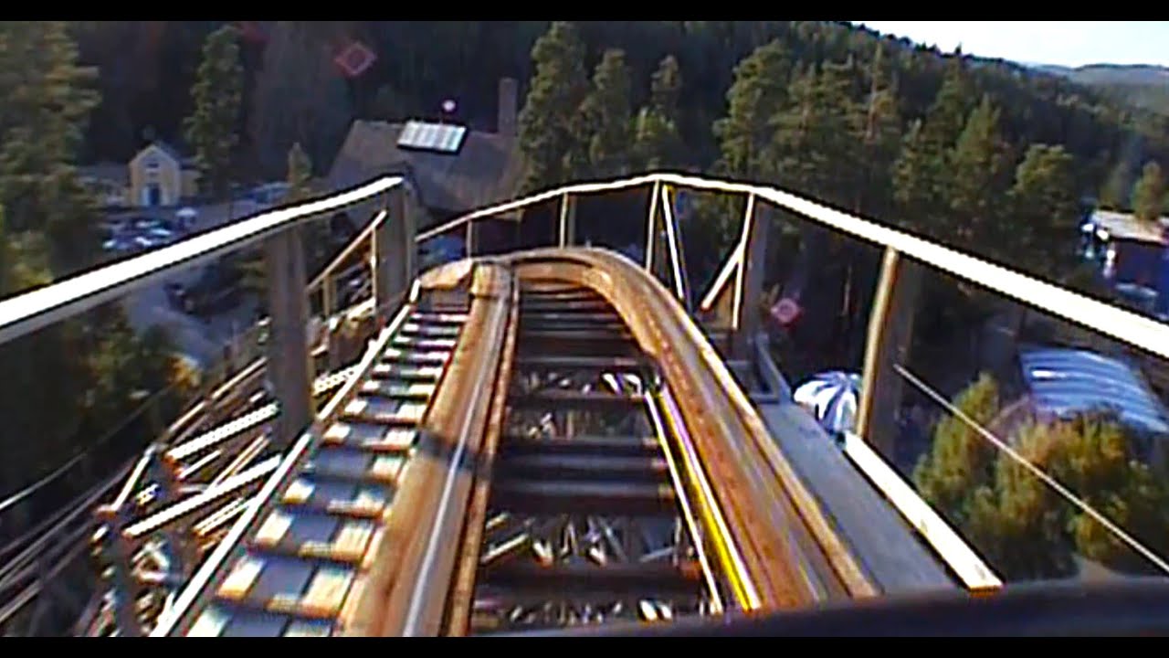 Thundercoaster (2003 Front Seat POV) - TusenFryd Amusement Park Norway