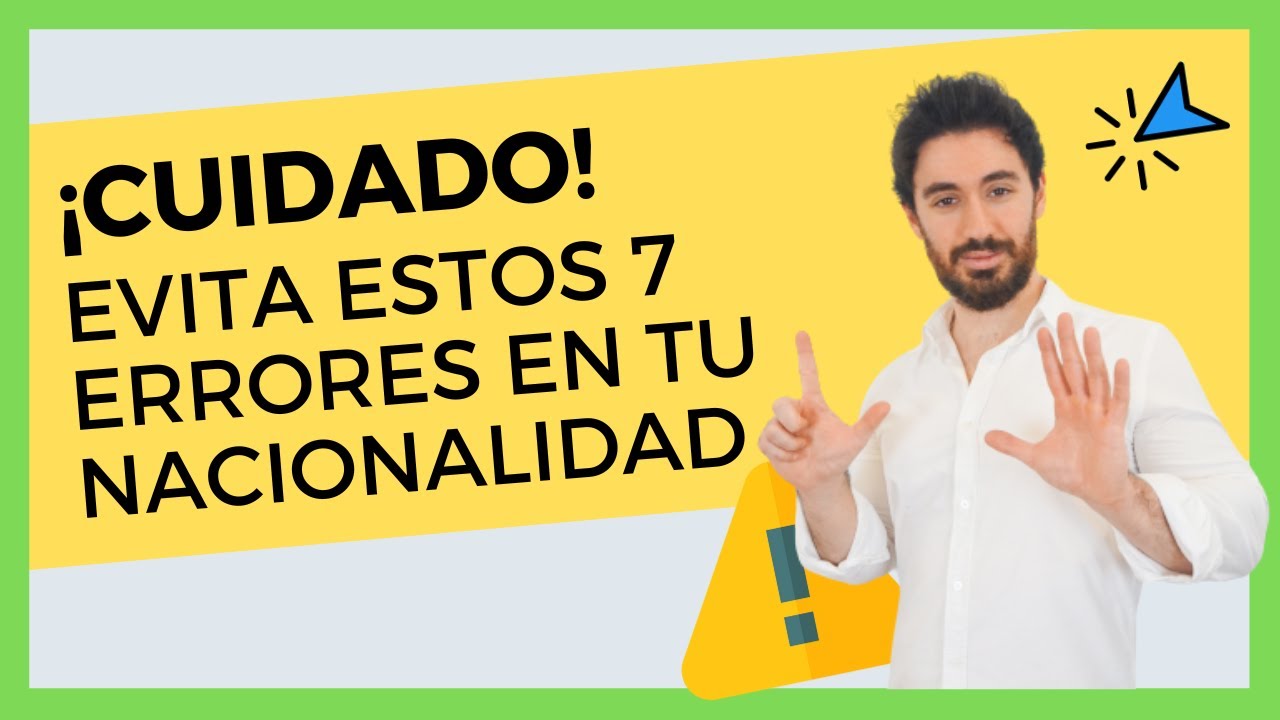 7 MOTIVOS DENEGACIÓN NACIONALIDAD ESPAÑOLA ❌🇪🇸