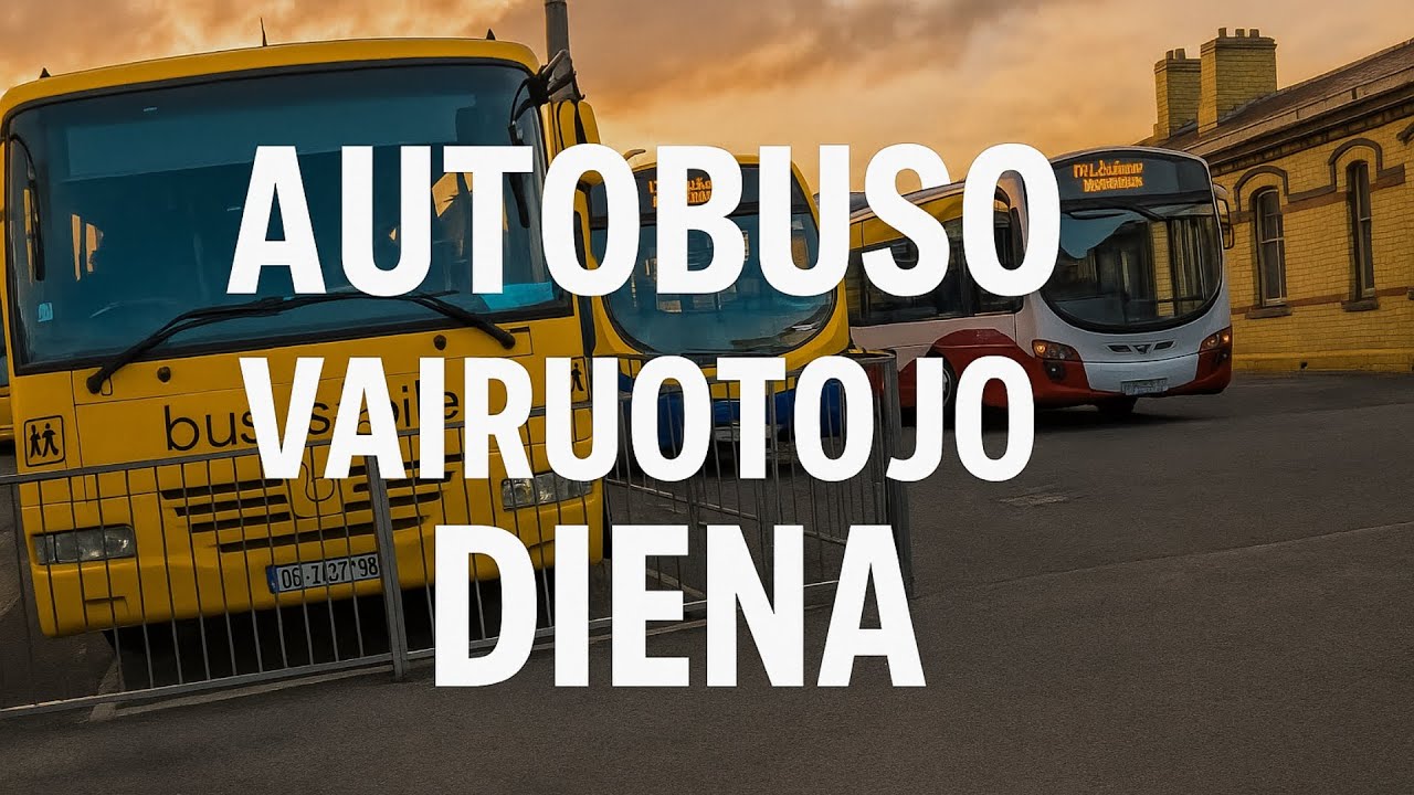 Paskutinė autobuso vairuotojo diena