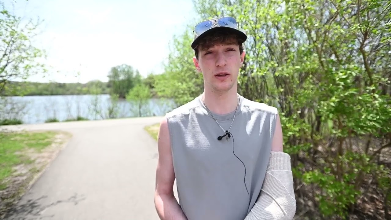 Ann Arbor Huron senior talks about being shot while at park