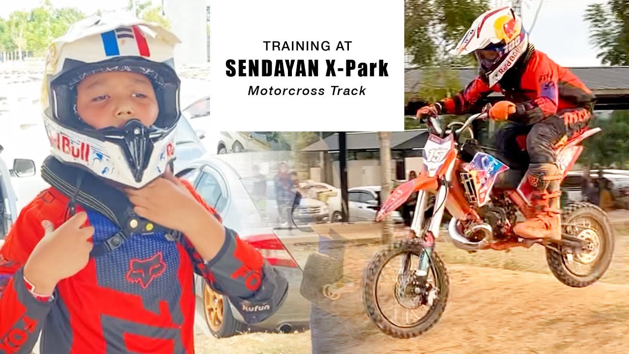 Rzky MX Training Day at Sendayan X-Park - NRG 65cc