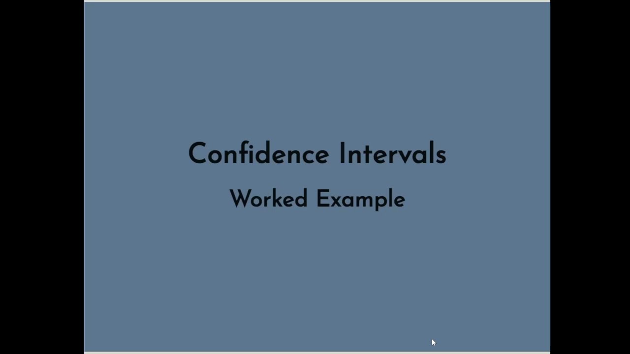 Introduction to Confidence Intervals, Margin of Error and Sample Size Calculations