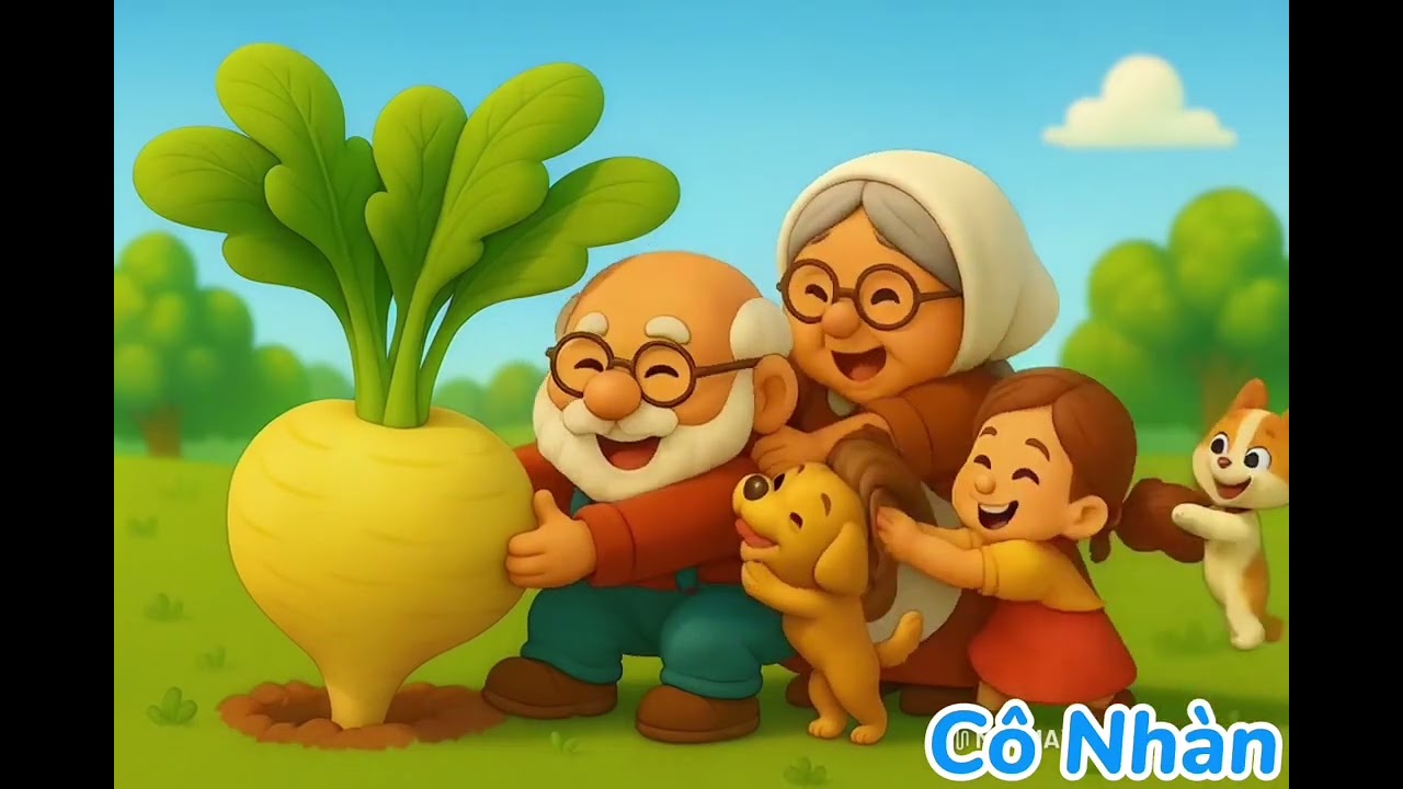 Truyện: Nhổ củ cải , ứng dụng AI