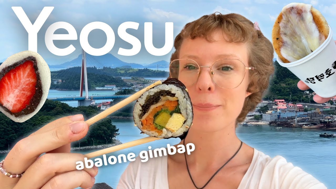 I'm in love with Yeosu 🌊 [food tour & mural village Korea solo travel vlog]