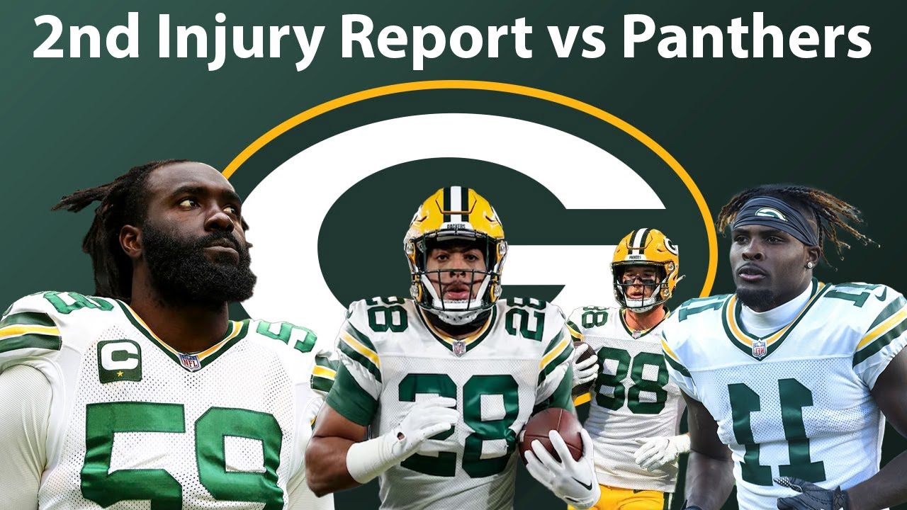 Green Bay Packers 2nd Injury Report vs Panthers | Luke Musgrave Update!