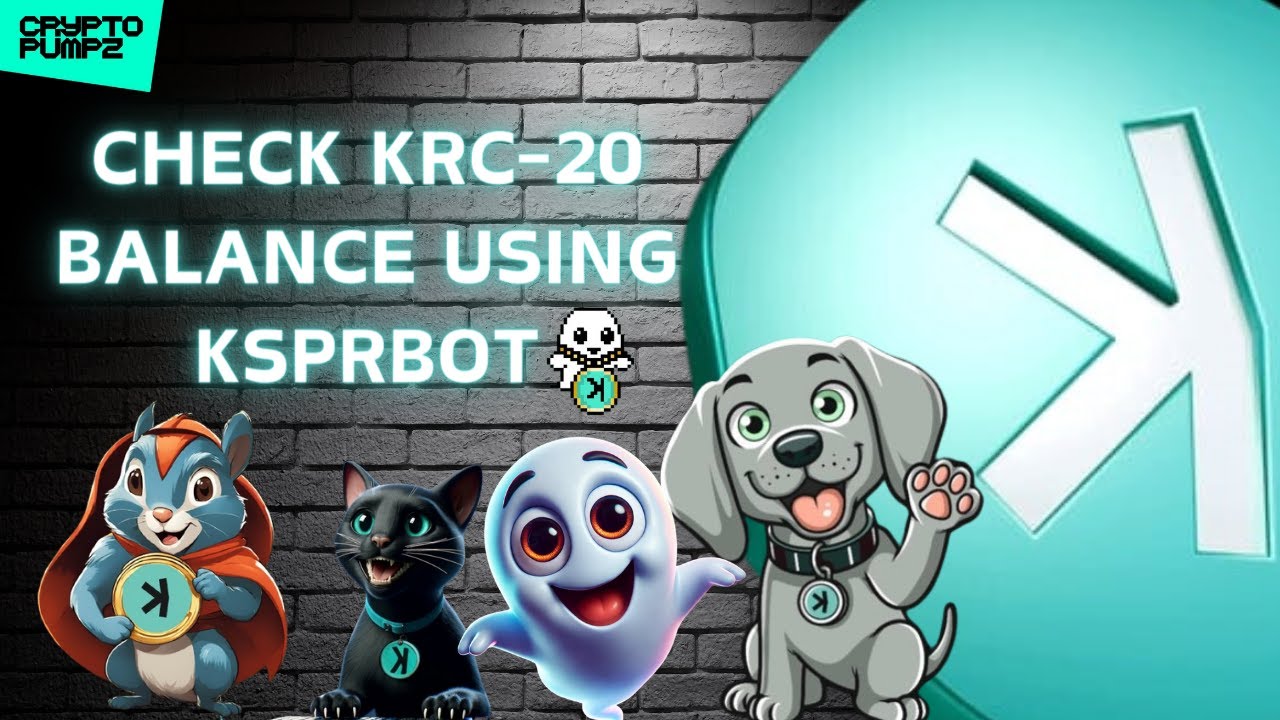 HOW TO CHECK KASPA KRC-20 BALANCE USING KSPRBOT