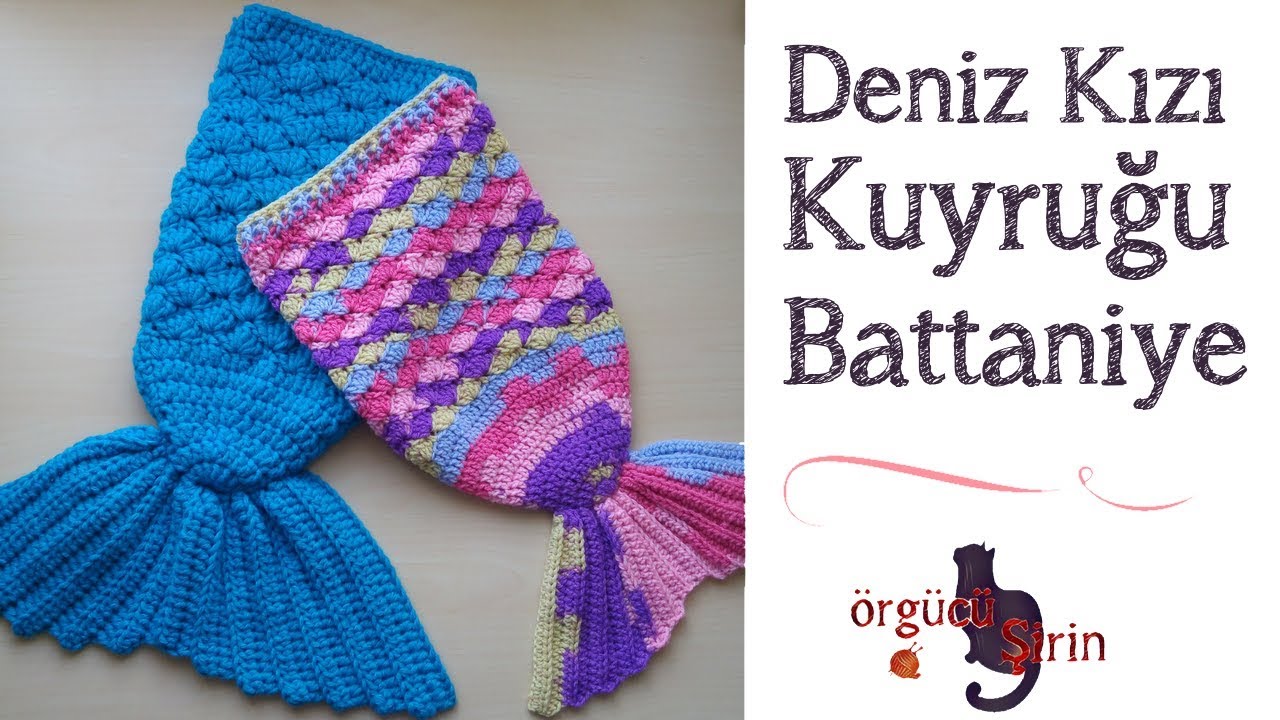 Denizkızı Kuyruğu Battaniye / Bebek Örgü Modelleri