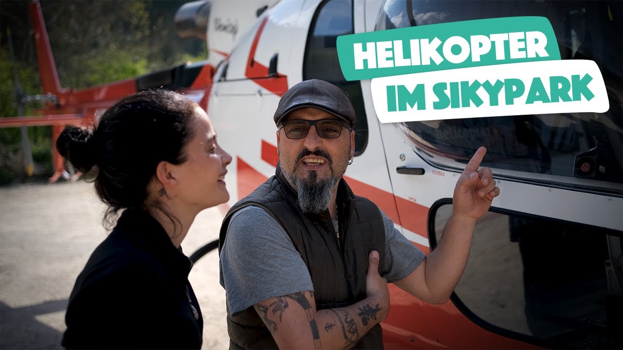 Helikopter-Mission im Sikypark | Mission hélicoptère au Sikypark 🚁🌳
