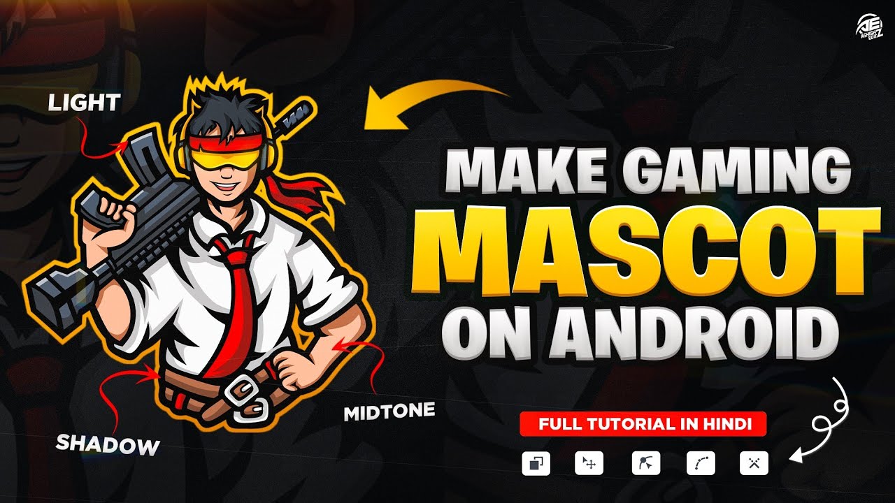How to Make Mascot Logo On Android - Infinite Design Tutorial