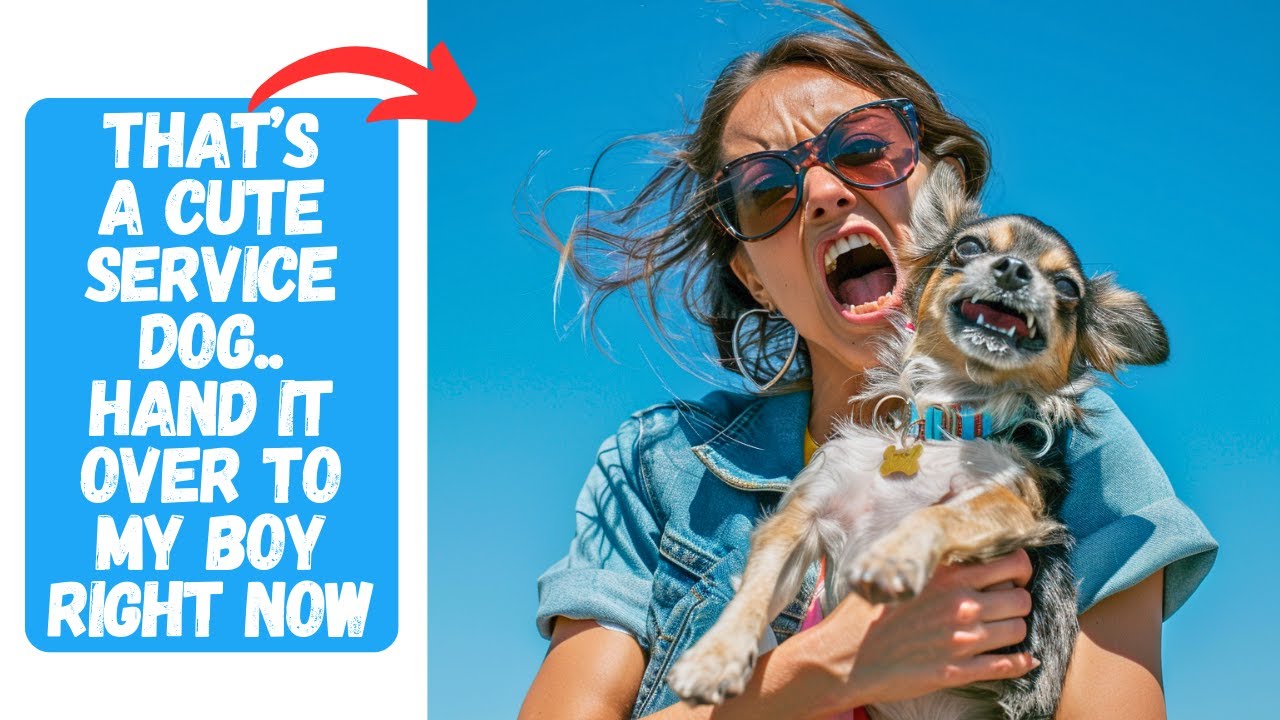 Karen Snatches My Service Dog to Give to Her Kid & Accuses Me of Faking My Disability!