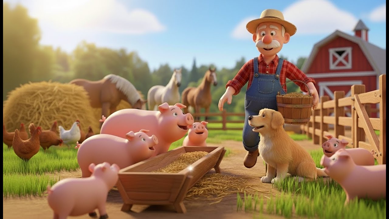 У старого Макдональда была ферма | Песни о животных | Детские стишки и песенки